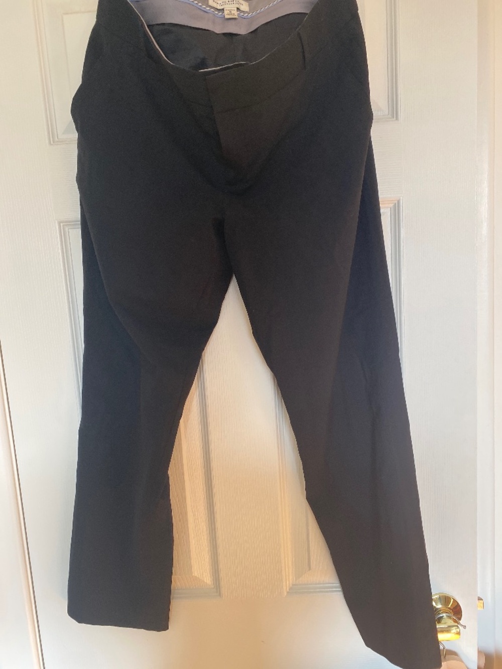 Banana Republic The Logan Fit Stretch Wool Trousers – Black – Size 10